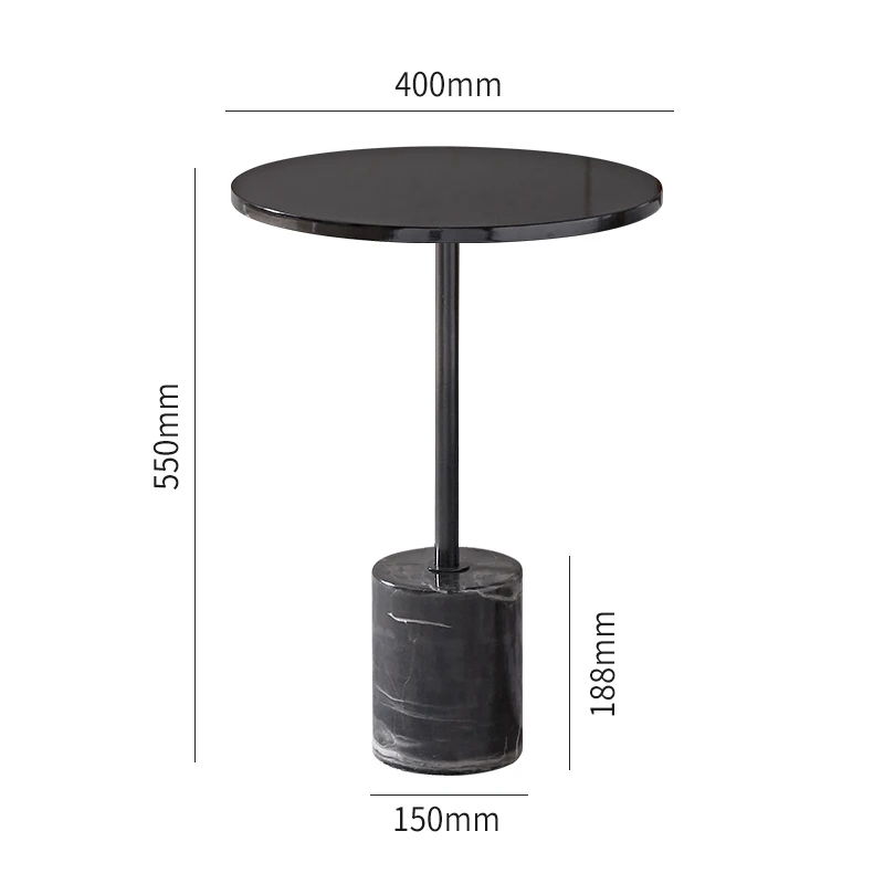 Small Round Table Simple Side Table Sofa Side Shelf Corner Table Mobile Small Tea Table Small Round Small Table