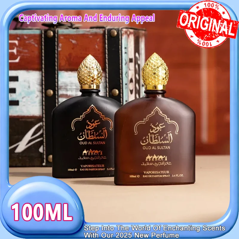 

100 мл туалетная вода, духи, древесный аромат для мужчин, очаровательный феромон, привлекающий легкий аромат, арабский стиль Дубая