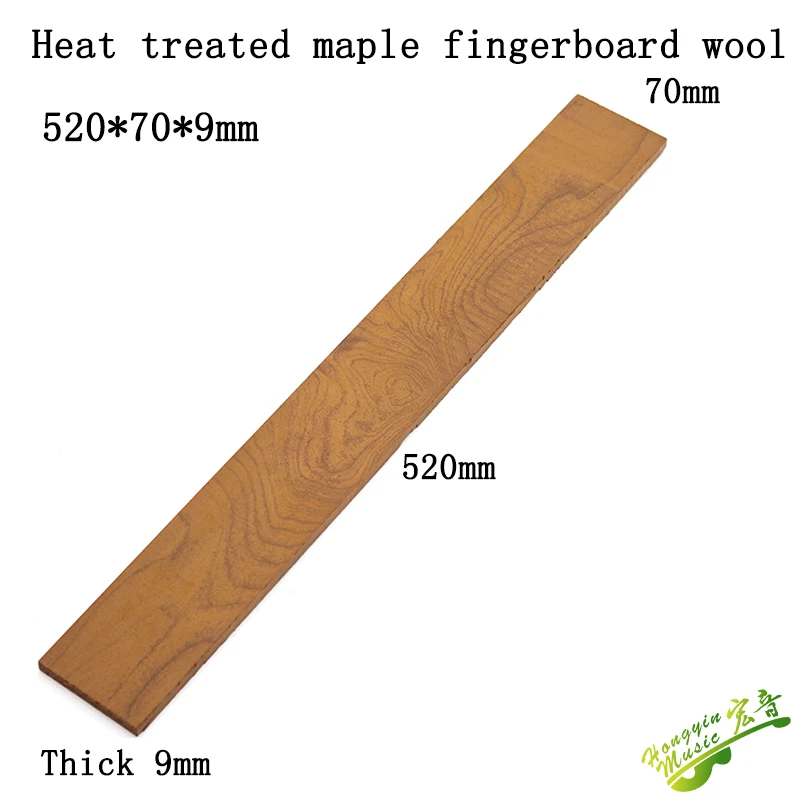 Gitarren-Griffbrett aus Ebenholz 520*70*8mm HUATOOL – Detail 10