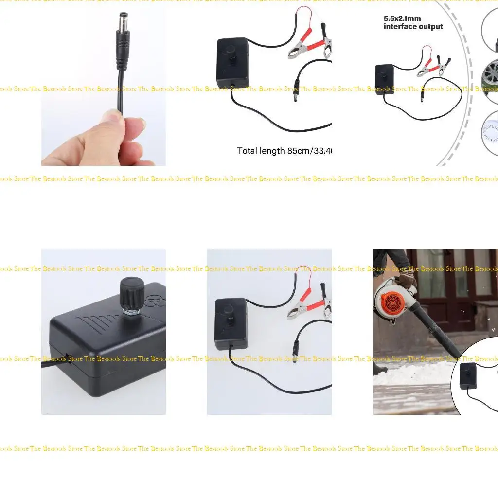 

12PF Water Fan Speed Control Regulator Adjuster Unit With Switch, 3.5V-12V, Noise Reduction Fit for Quiet Fan Operation
