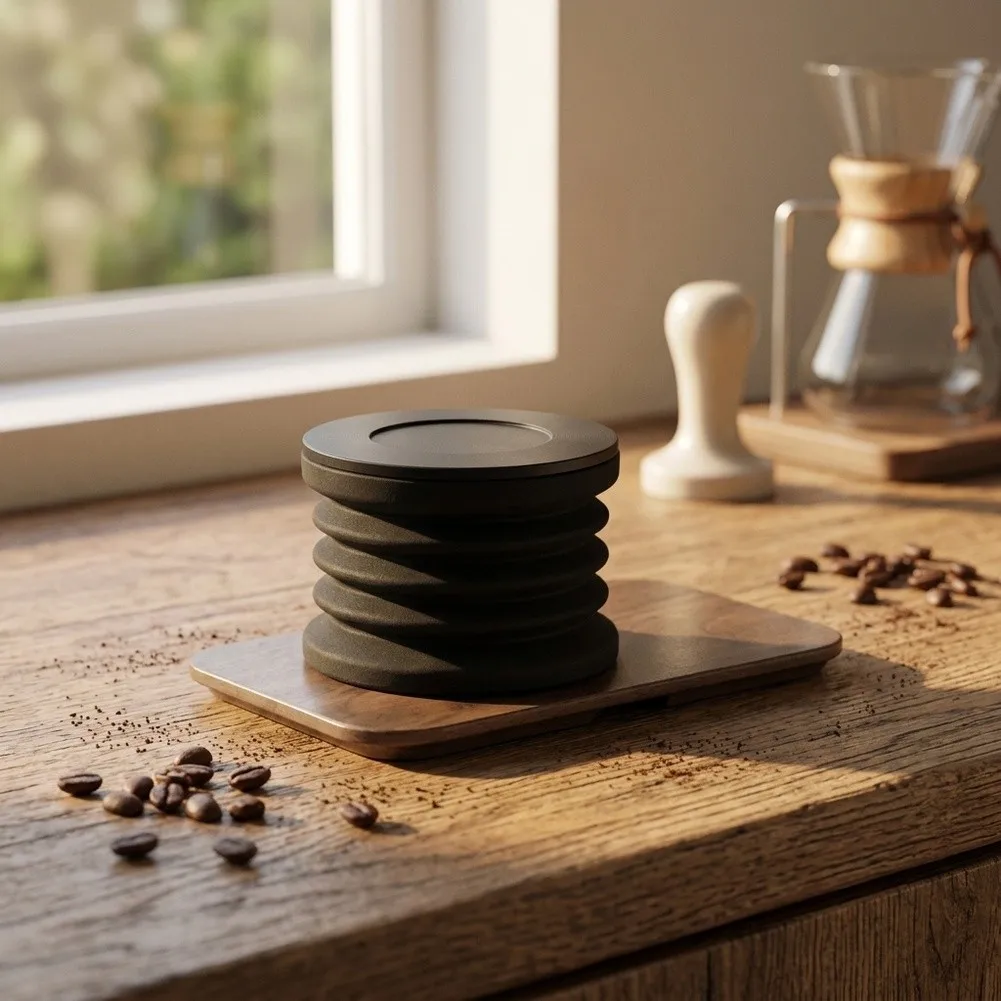 1pc Coffee Grinder Bean Funnel Cleaning Tool Walnut Wood Silicon Aluminum Alloy For Fellow ODE Accessories