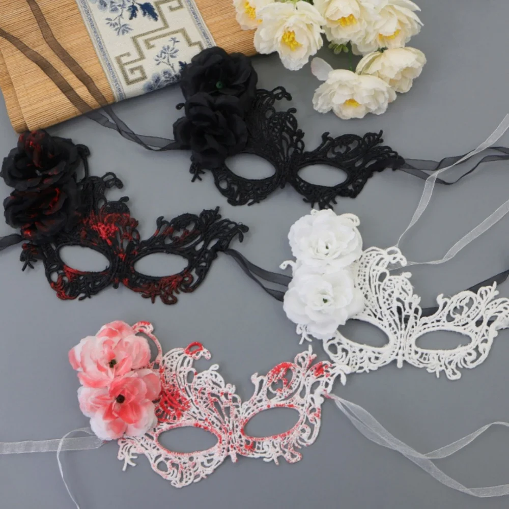 Costume Mask Set Delicate Halloween Party Mask Masquerade Mask Sexy For Dance Costume Event Role Play Contest