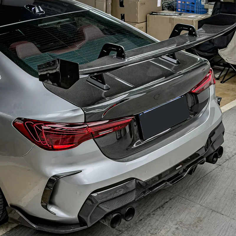 Dry Carbon Fiber Rear Spoiler  Neck