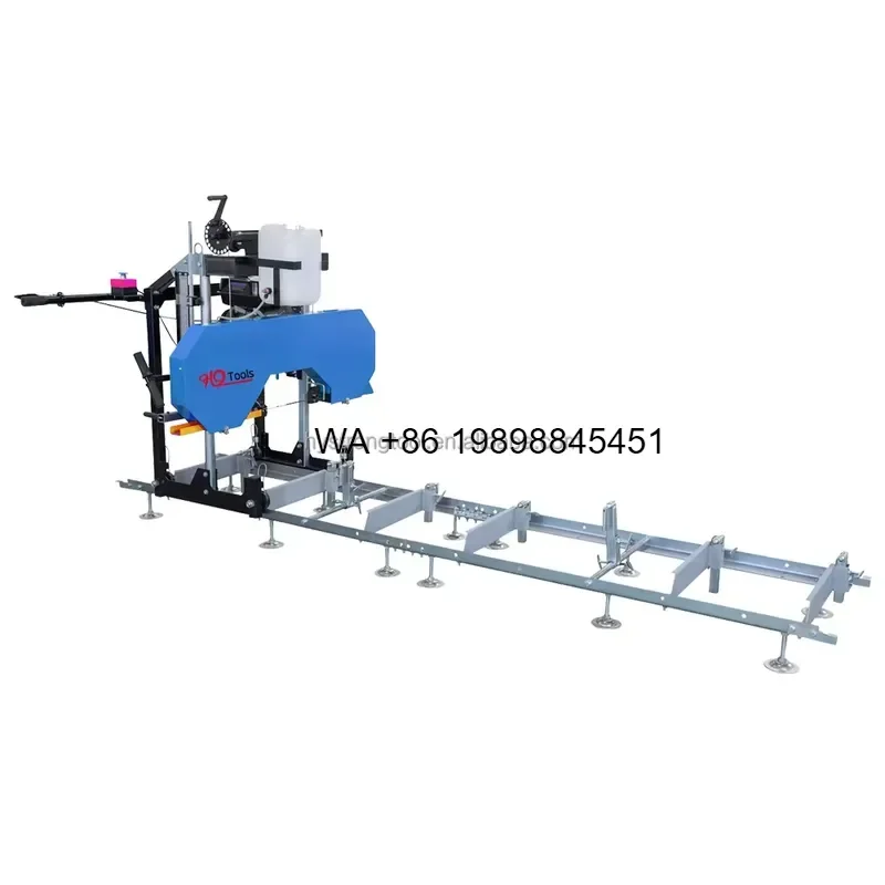 Wmwmnu for HY360G Hydraulic Wood Saw Portable Sawmill with Mobile Trailer Automatic Band Sawmill Machinery