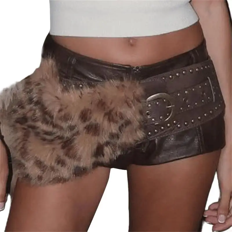 

31KD Vintage Elastic Waist Belt Stylish Plush Leather Waistband Elegant Women's Belt for Dresses and Coats