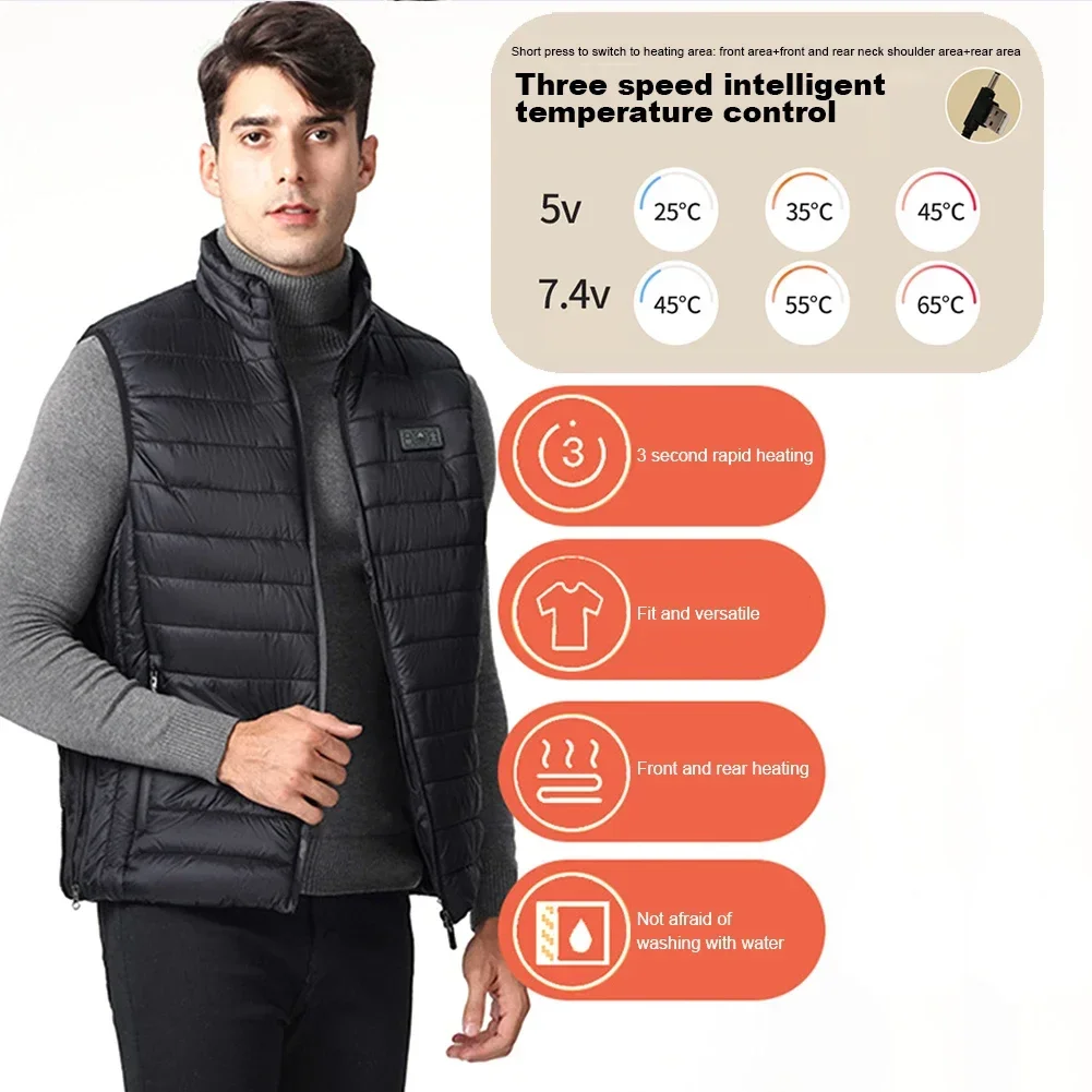 男性と女性のための電気温水ジャケット,軽量加熱コート,キャンプ,屋外作業,釣りのためのスポーツウェア