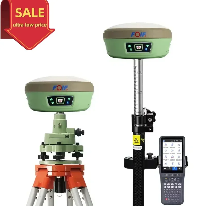 FOIF A90 1408 Channels GPS RTK GNSS, Professional Land Surveying Instrument Base And Rover,with IMU And Removable Battery