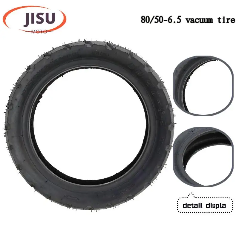 

10-дюймовая шина для электрического скутера 80/50-6,5, вакуумная шина, утолщенная, износостойкая, аксессуары для внедорожных внешних шин