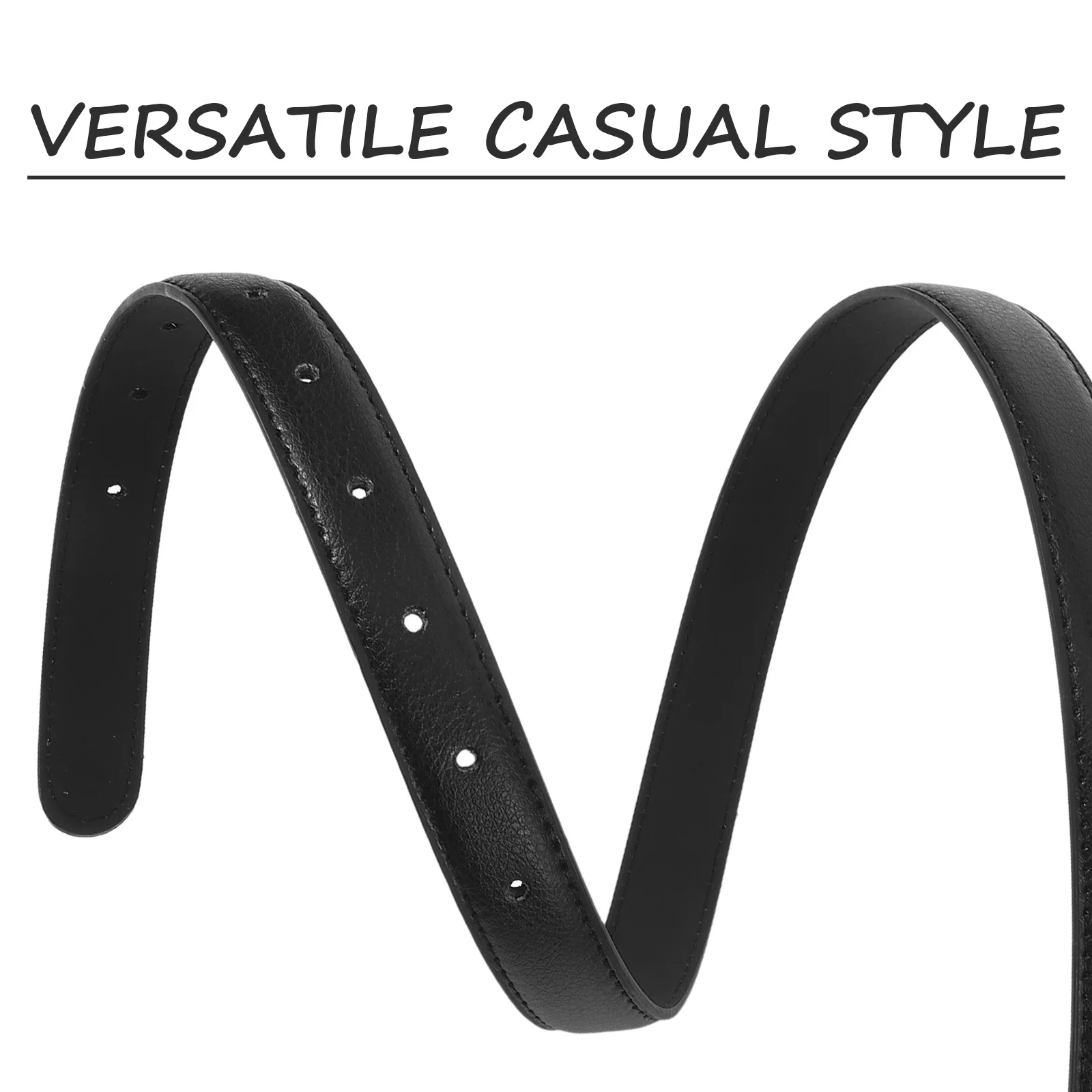 

PU Belt for Women Simple Metal Buckle Durable Dress Waist Belt Elegant Casual Formal Accessory Dress Belts for