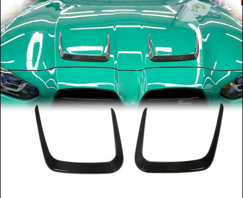 

Сухой карбоновый передний капот, вентиляционная крышка, накладка для BMW G80 M3 G82 M4 G83 M4 2020 2021