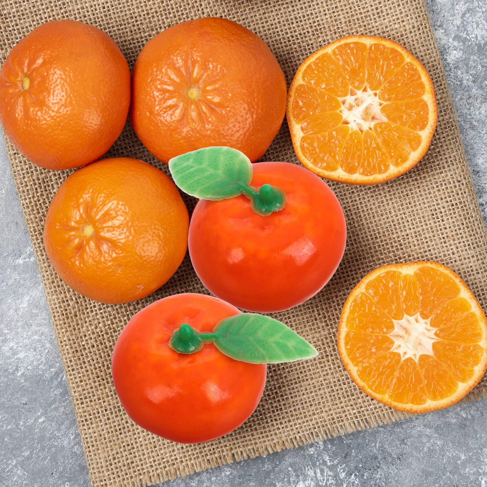 

100 Pcs Simulated Fruit Orange Artificial Fruits for Decoration Fake Dried Oranges Decorations Lifelike