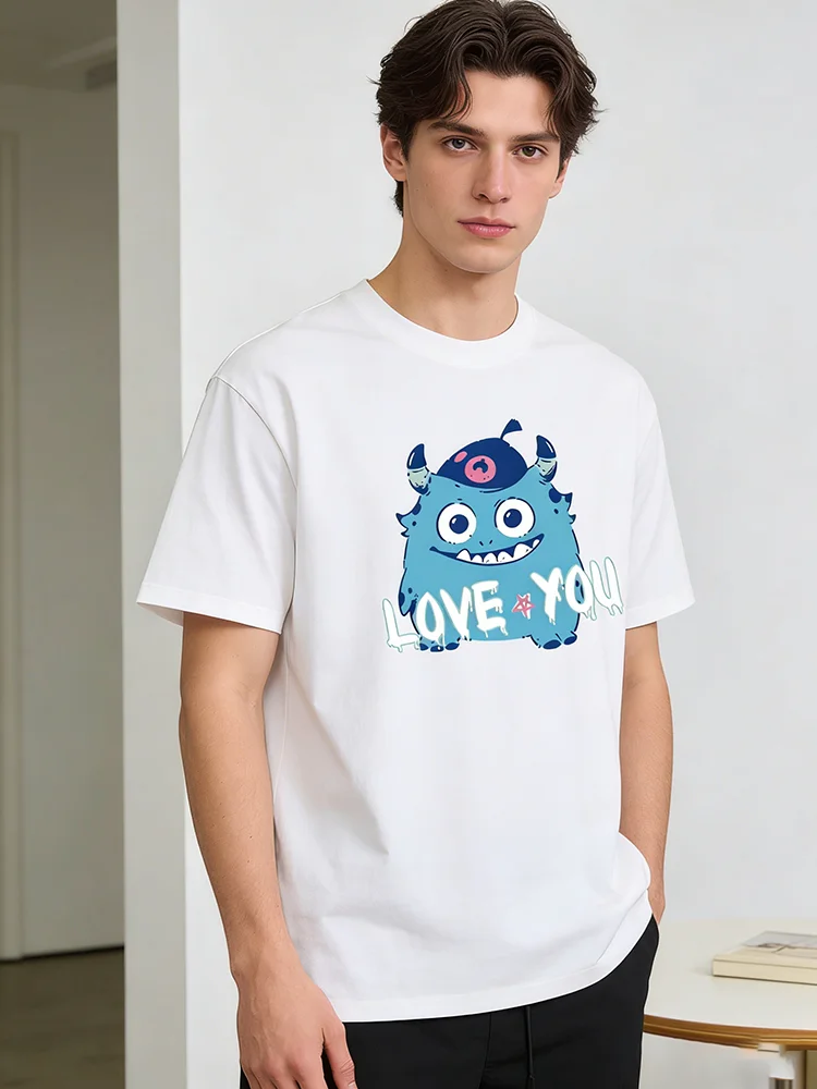 Quality Summer Clothing - Katoenen T-shirt voor heren Nieuw in
