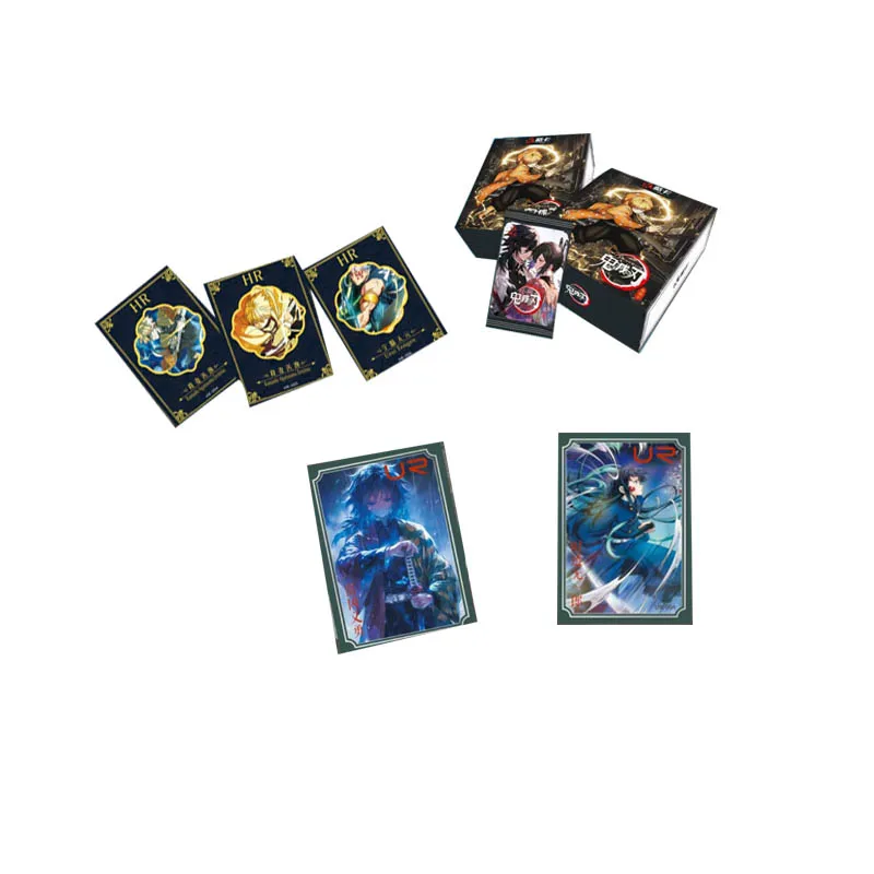 Demon Slayer Collection Cards  Cool card culture window film ssp qr cp puzzle dengfengzhi  games anime cards for children