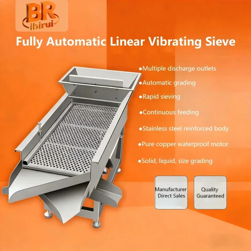 High Powder Stainless Household Fine Recovery Rice  Milling Steel Rapeseed Sieving Vibro Vibrating Separator