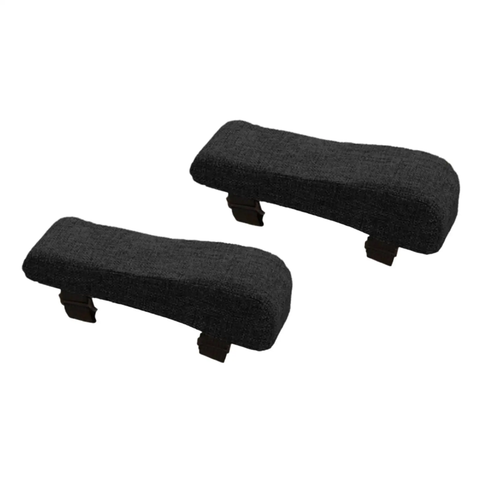 2x Sponge Armrest Cushion Washable Comfortable Removable Replacement Chair Arm Rest for Desk Chair Office Chair Gaming Chair