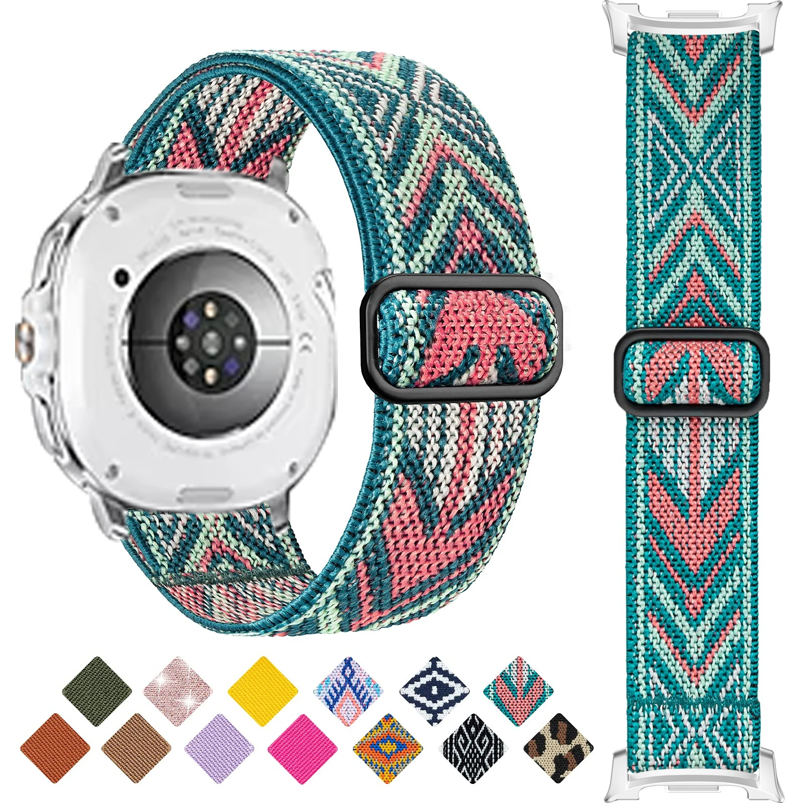 Nylon Strap Watchband For Samsung Galaxy Watch 8 Strap Adjustable Elasticity Bracelet For Galaxy Watch 8 classic Accessories