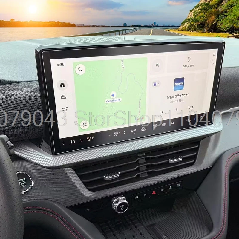 Tempered glass screen protector For Ford Explorer 2025  2026 13.2 inch Car infotainment radio GPS Navigation anti-scratch film