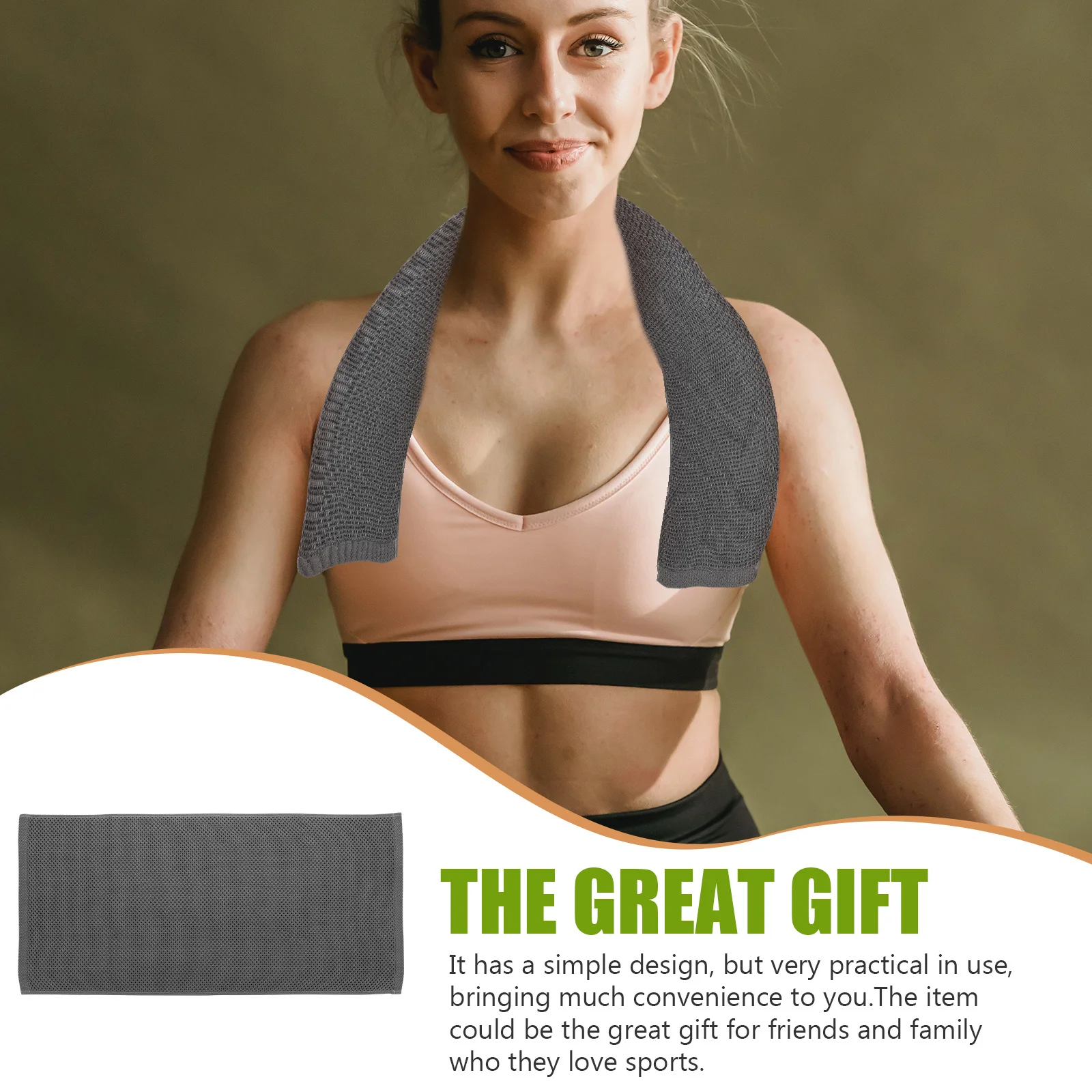 

Cotton Sports Towel Quick Dry Absorbent Great for Gym Workouts Travel Camping Hiking Outdoor Activities Sports Towel