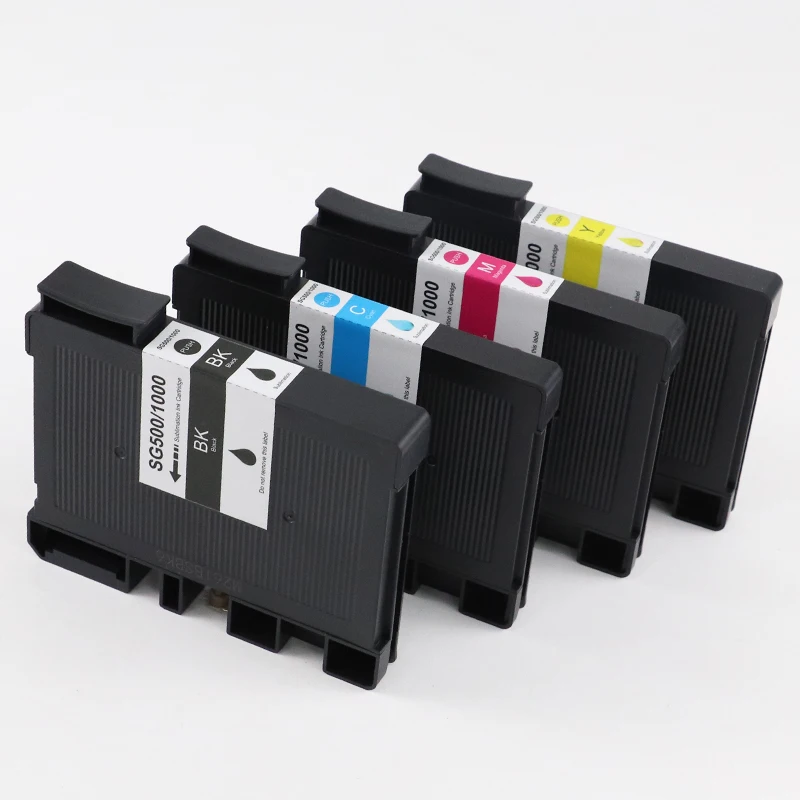 4pcs/1Set Compatible For SAWGRASS SG500 SG1000 ink cartridge with Chip subliamtion ink for Ricoh SAWGRASS SG500 SG1000 Printers