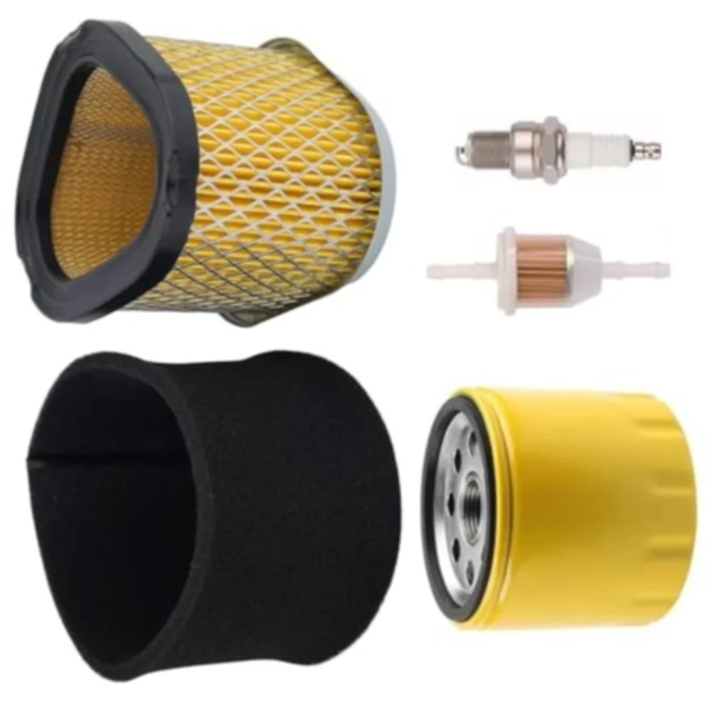 Complete Maintenance Kit for Deer For L110 Includes Air Filter with Foam Pre Cleaner Oil Filter Fuel Filter Spark