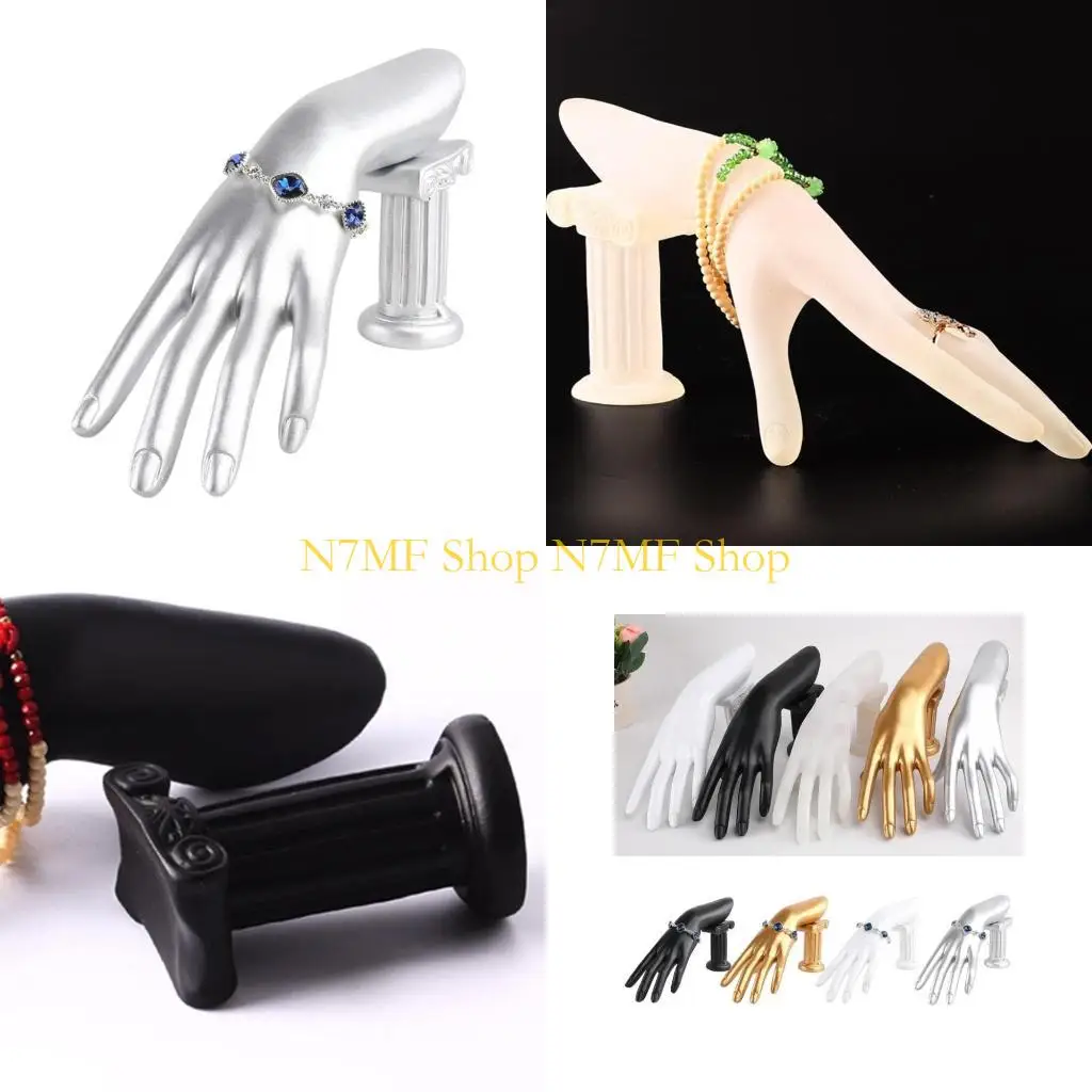 n7mf-resin-mannequin-hand-finger-gloves-rings-bracelet-bangle-watch-jewelry-display-stand-holder-storage-holder