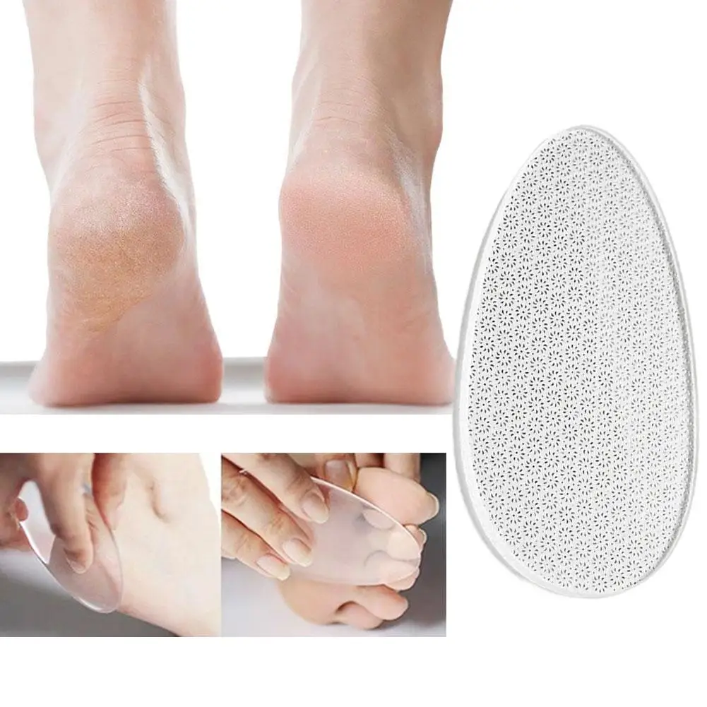 نانو الزجاج القدم طاحونة لإزالة الجلد الميت النسيج كشط باديكير ملف وحيد لوحة كعب حجر الجلد القدم إلى T8X3 #2