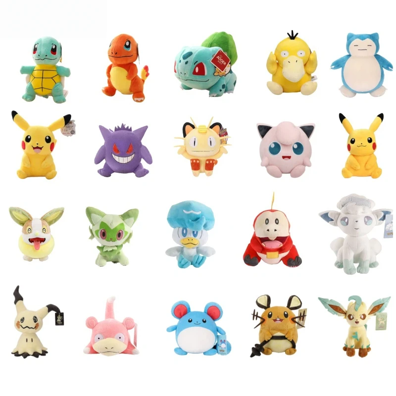 

Pokemon Aoger Pikachu Soft Plush Toy Official Licensed Stuffed Cartoon Doll Collectible Decoration Gift For Adult Anime Fans