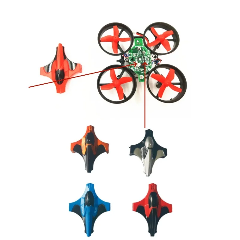 JJRC H36 Eachine E010 NH-010 Mini FPV Drone Upper Body Shell Replacement Parts 0.9g Ultra-Light Crash Protection Frame Repair