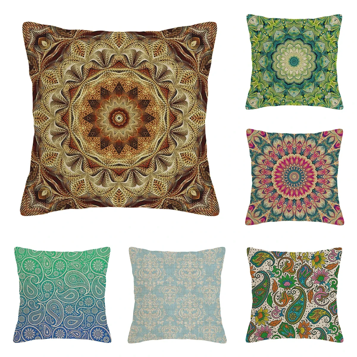 Home living room modern decoration cushion decoration pillow cover 45*45cm 40x40cm 60x60cm 45x45cm Persian pattern 50x50cm boho