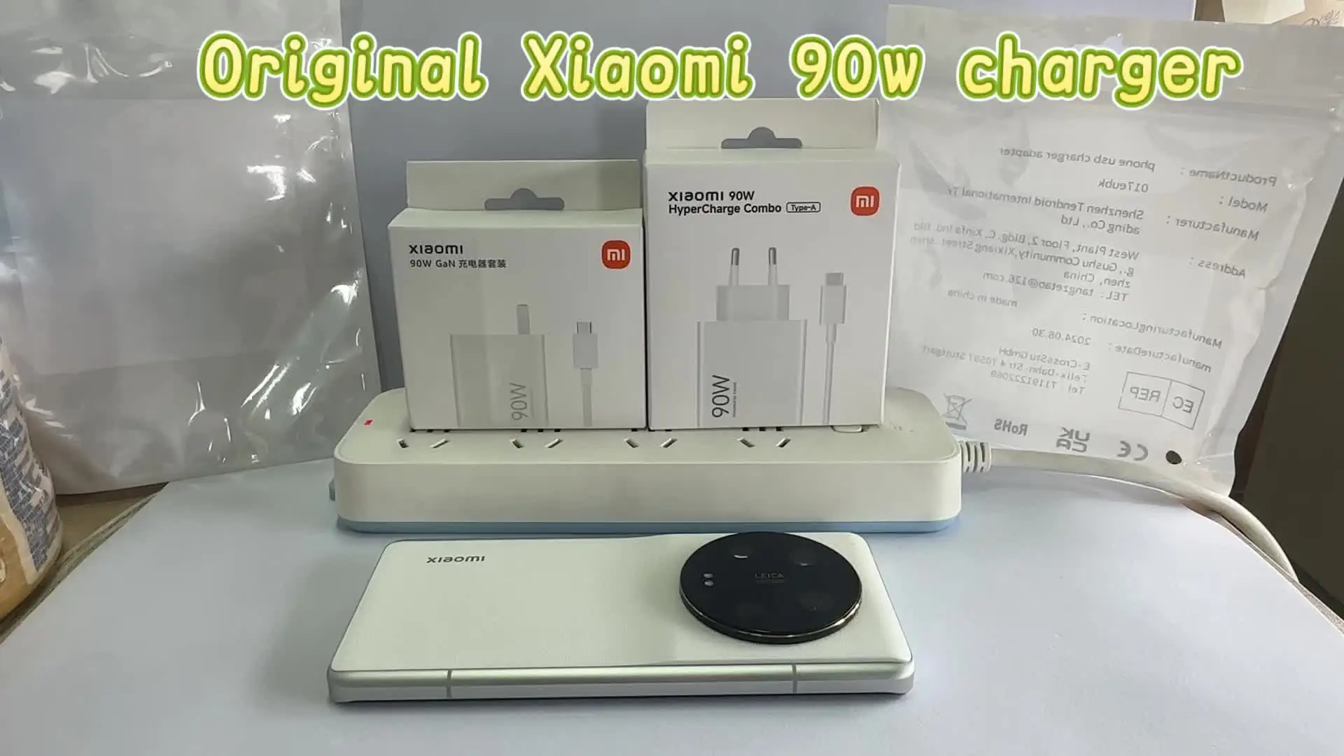 Original 90w Xiaomi Charger Mi 14 Ultra Hyper Turbo Charge Adapter