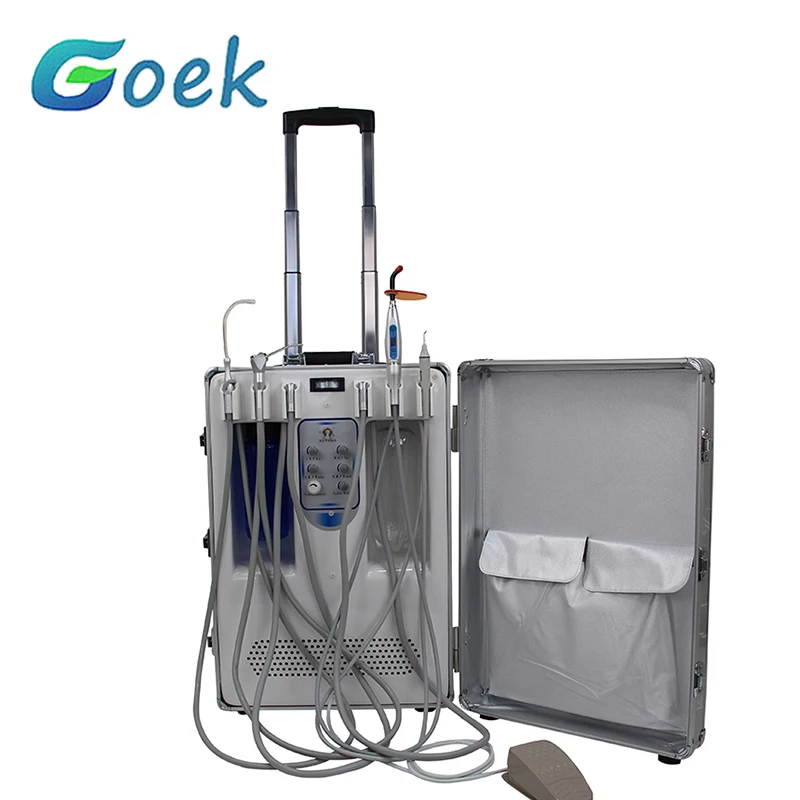 

Dental Equipment Portable Dental Unit BD-406 Air Flow 130L/min Dentistry Accessories