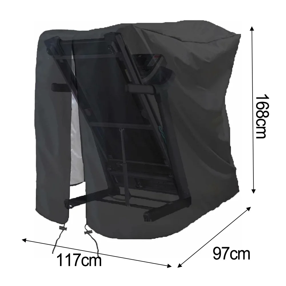 

For Durable Waterproof Treadmill Cover 117 97 168cm All Weather Protection for Indoor Outdoor Use with Secure Fit Design