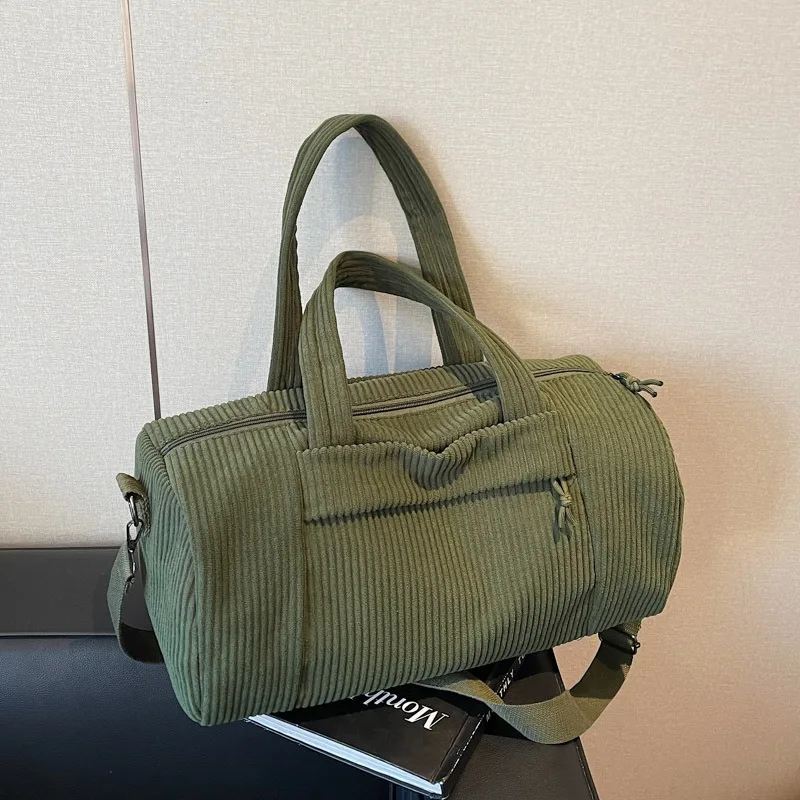 

Дорожная сумка-тоут для мужчин и женщин, легкая сумка для хранения вещей на короткие поездки, вместительная сумка для занятий спортом на открытом воздухе, сумка для спортзала, 43x22x20 см.