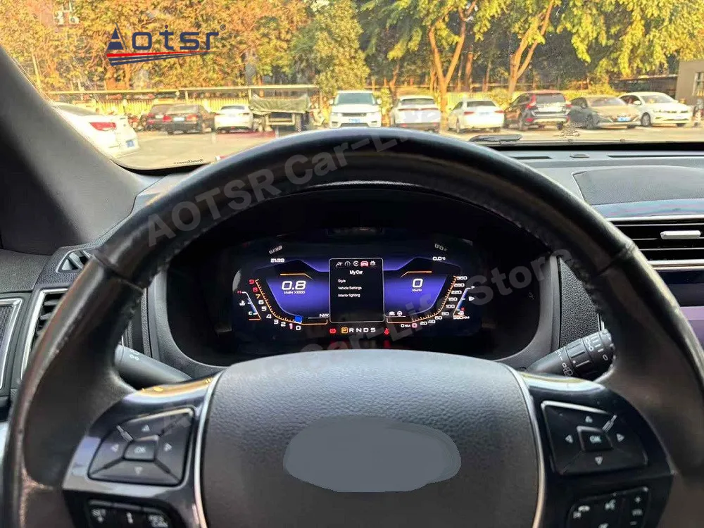 12.3 In For Ford Explorer 2011~2016 Built Carplay Digital Performance Display Dashboard  LCD Speed Table Car Virtual Information