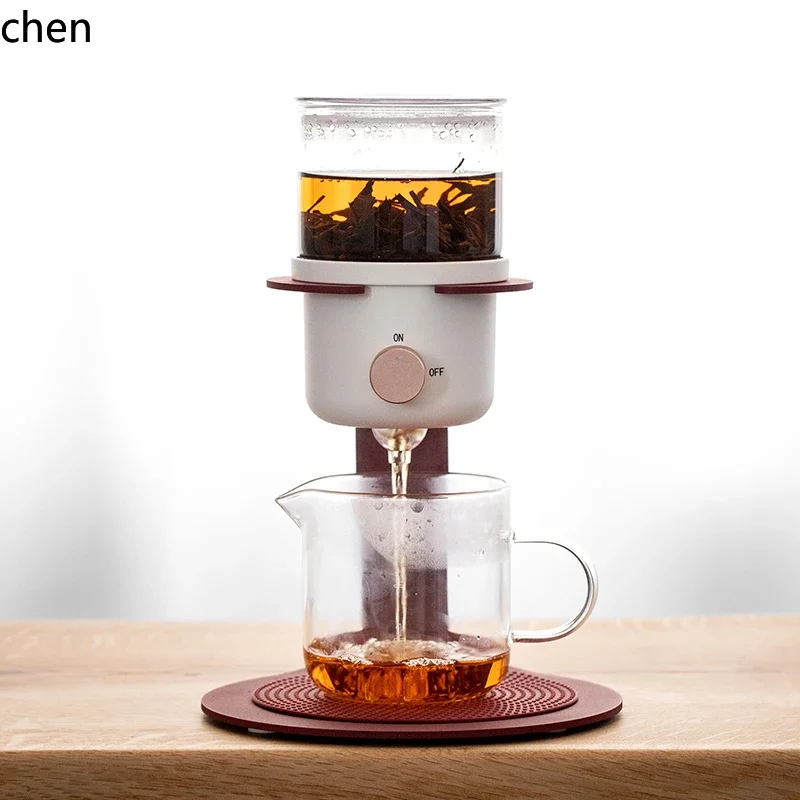 DSAJapanese-style teapot, lazy glass teapot, drip filter freshly ground coffee pot