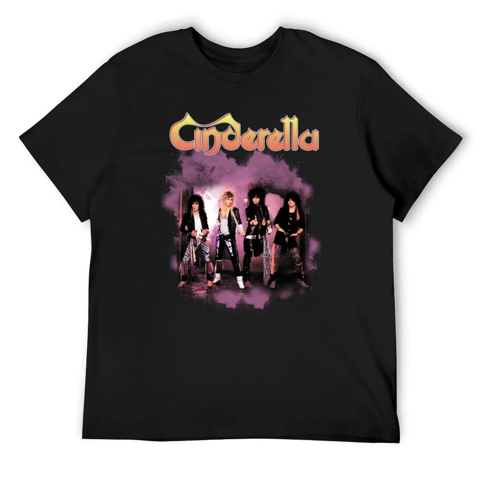 

CINDERELLA BAND T-Shirt baggy shirts anime clothes customs aesthetic clothes fitted t shirts for men