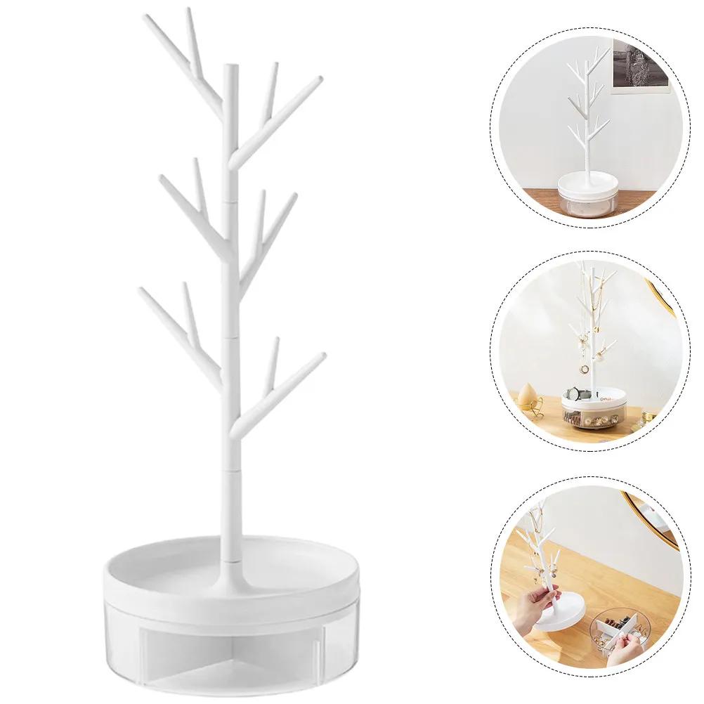 

Elegant Jewelry Tree Display Stand Premium PP Material Stable Base Large Capacity Branch Rack for Charms Pendants Necklaces