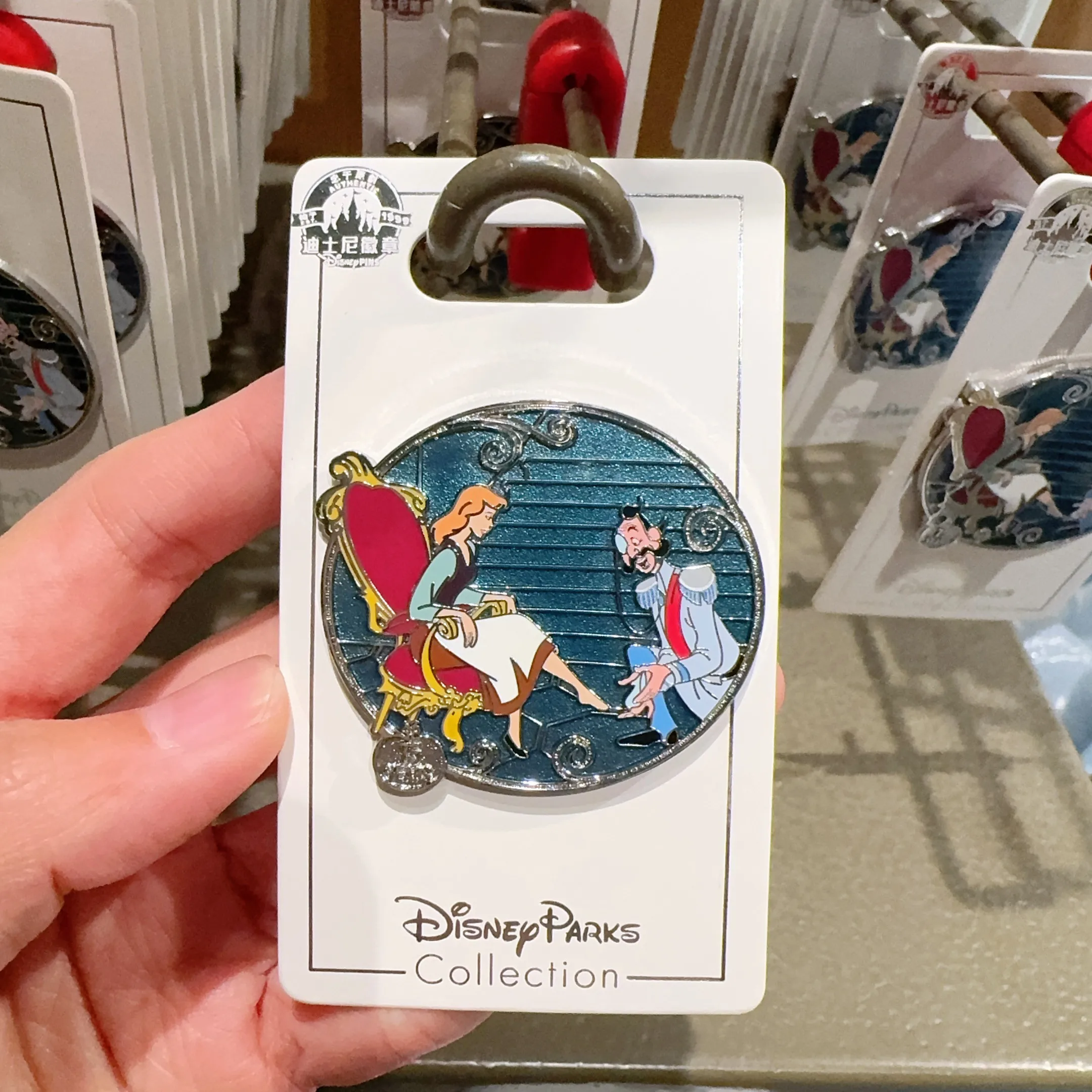 Disney Alice In Wonderland Little Mermaid Ariel Metal Enamel Pin Cartoon Princess Brooch Backpack Clothes Decor Collectible view 2