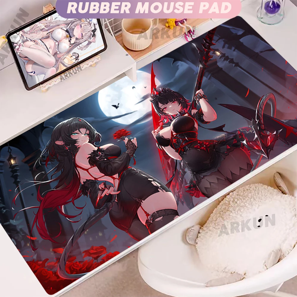 

Kawaii Hot Sex Jane Doe Popular Zenless Zone Zero Gaming Mouse Pad Large Game Mousepad Purple Keyboard XXXL Accessories Desk Mat