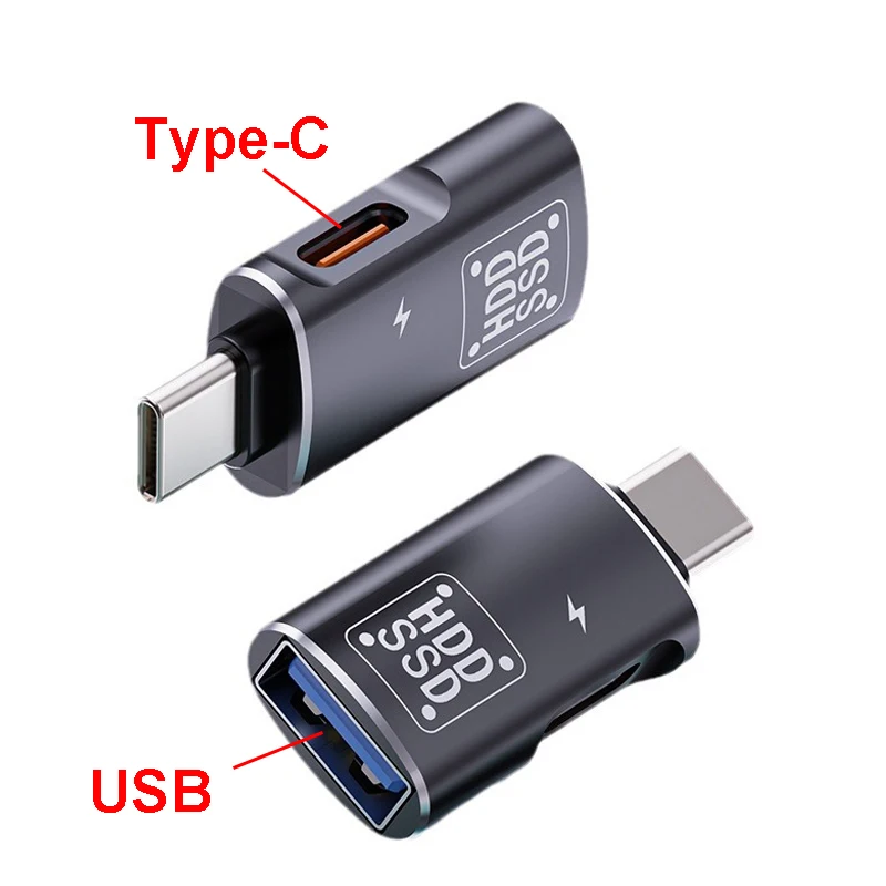 1PCS Type-C OTG Adapter USB 2.0 Female Converter USB-C Male OTG Connector For Macbook Xiaomi Huawei Samsung Smartphone Notebook