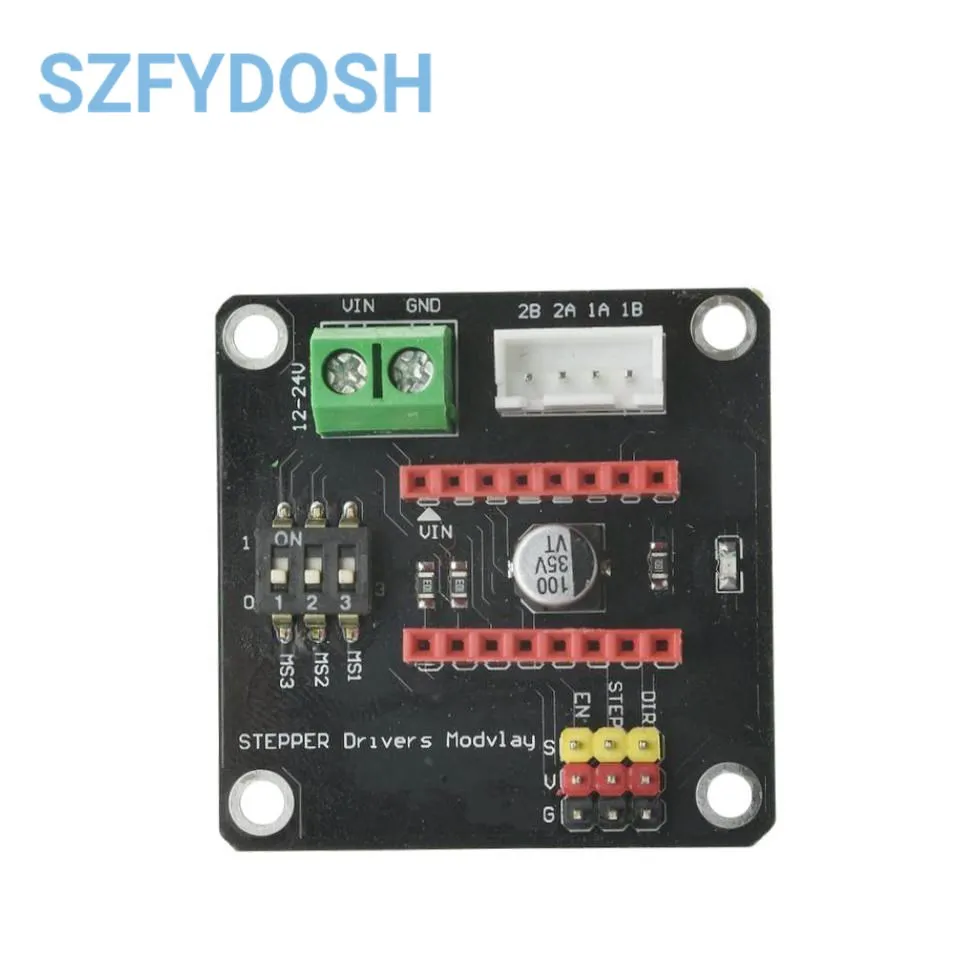 DRV8825 A4988 3D Printer 42 Stepper Motor Driver Controller Expansion Shield Module for Arduin R3 Ramps1.4 DC Motor Drivers