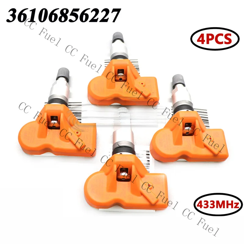 C+ Set (4) #36106856227 Tire Pressure Monitoring Sensor TPMS For BMW 3/5/6/7series