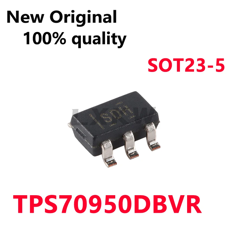 10/PCS New TPS70950DBVR Screen printing SDH SOT23-5 Low-dropout voltage regulator chip  In Stock