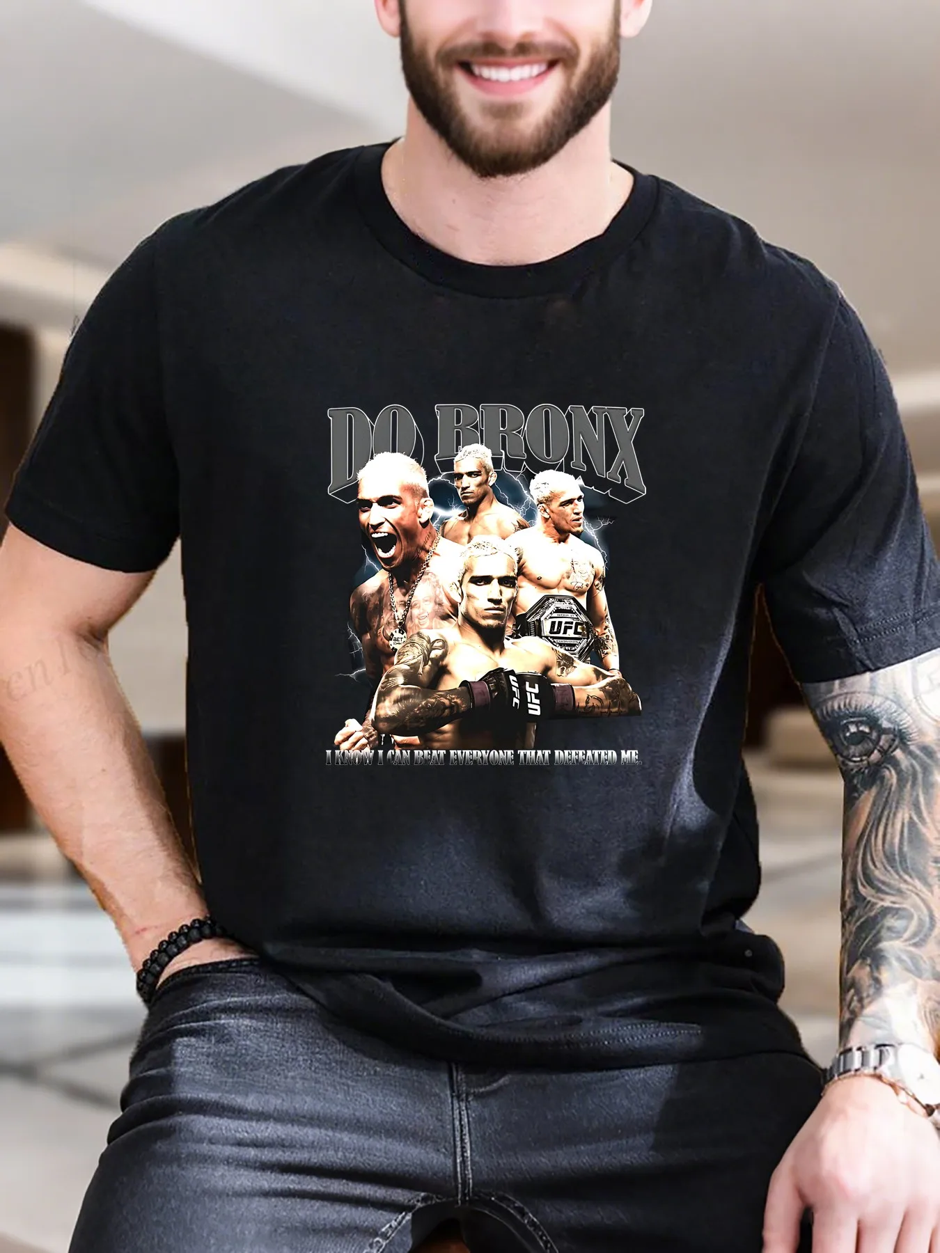 

Мужская футболка с коротким рукавом с принтом — удобная футболка с круглым вырезом из 100% хлопка и модным дизайном татуировки, повседневная уличная одежда для S