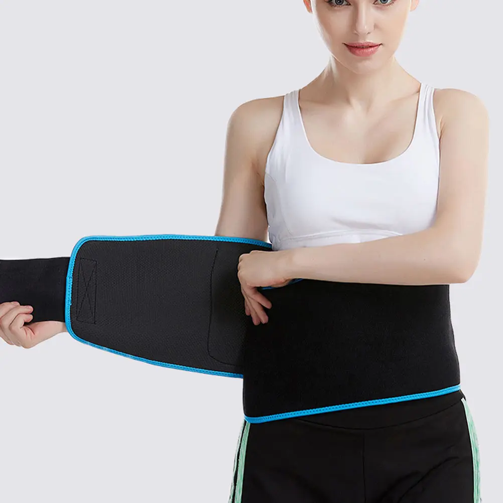 

Adjustable Sports Waist Belt for Men Women Blue One Size Fits All Durable Breathable Fitness Running Gym Accessories