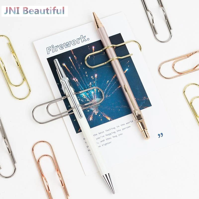 Multifunctionele Paperclips Paperfixclips Penhouder Clips Notebook Penhouder Boekenpin Voor Notebook Journal Document Clips