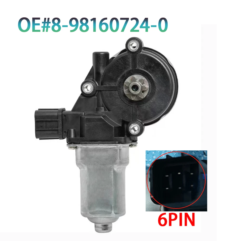 8-98160723-0 Neuer Fensterhebermotor vorne für Isuzu Original DMAX 2012 2013 2014 2015 2016 2017 2018-19 RHD 8981607230 8981607240 – Detail 3