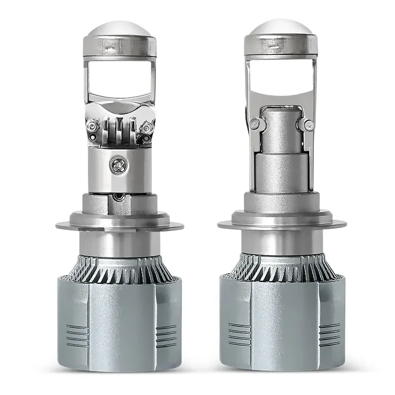 

H7 Led с линзой 90 Вт/пара H11 9005 9006 Светодиодные линзы проектора Ближний свет Canbus Turbo Светодиодные лампы с приводной частью Провод LHD 12 В 6000 К
