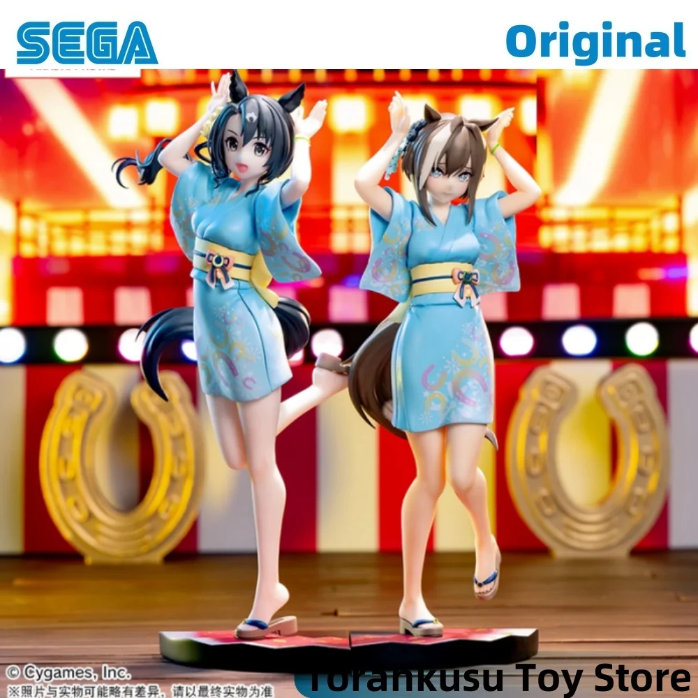 

Фигурки SEGA Pretty Derby Anime Cheval Grand и Satono Crown, оригинальные коллекционные игрушки, декоративные фигурки