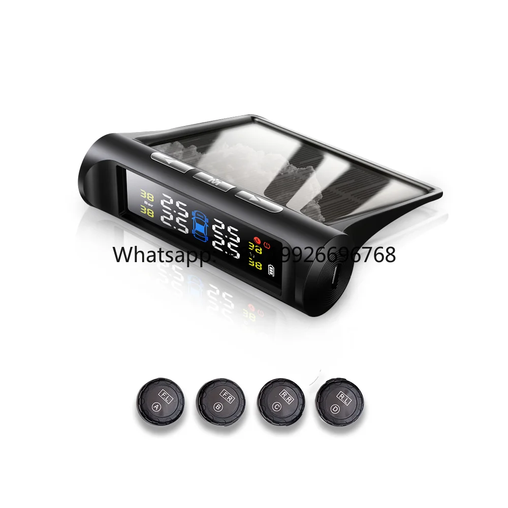 

48H Delivery Solar Car External Tire Pressure Monitoring System Digital Tire Gauge TPMS